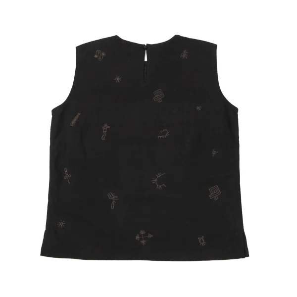 ASHA BY MDS Graphic Embroidered Sleeveless Top K-174430_009