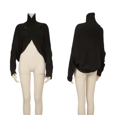 JUNYA WATANABE COMME des GARCONS Cotton Low Gauge Asymmetric Bolero Knit