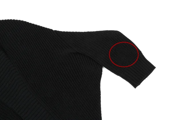 JUNYA WATANABE COMME des GARCONS Cotton Low Gauge Asymmetric Bolero Knit K-174431_005