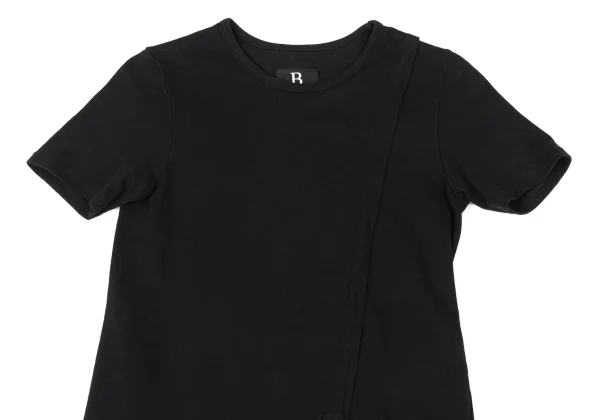 B Yohji Yamamoto Belted Asymmetric Wrap T-Shirt K-174434_003