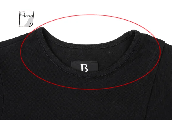 B Yohji Yamamoto Belted Asymmetric Wrap T-Shirt K-174434_004