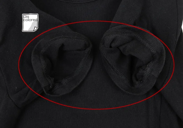 B Yohji Yamamoto Belted Asymmetric Wrap T-Shirt K-174434_006