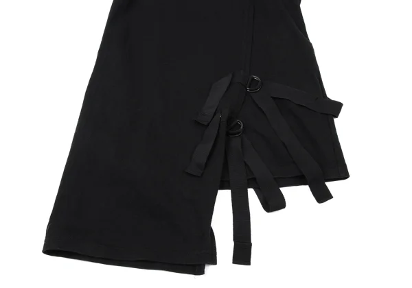 B Yohji Yamamoto Belted Asymmetric Wrap T-Shirt K-174434_007