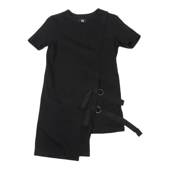 B Yohji Yamamoto Belted Asymmetric Wrap T-Shirt K-174434_012