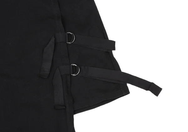 B Yohji Yamamoto Belted Asymmetric Wrap T-Shirt K-174434_014