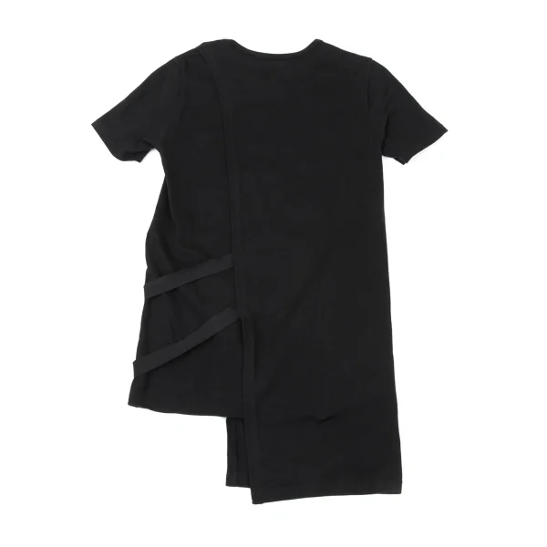 B Yohji Yamamoto Belted Asymmetric Wrap T-Shirt K-174434_015