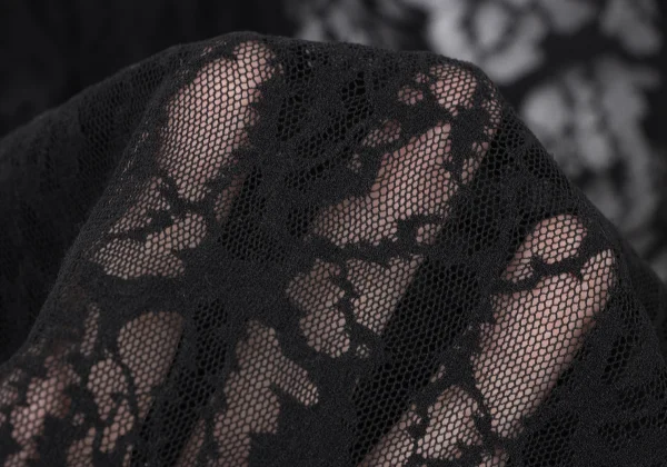Jean Paul GAULTIER Stole Design Lace Mesh Cardigan K-174435_016