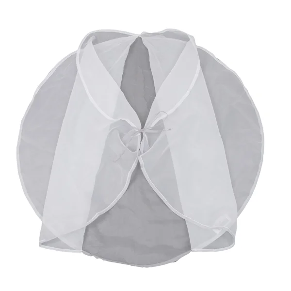 ISSEY MIYAKE 132 5. Poly Chiffon Circular Drape Cardigan K-174436_002