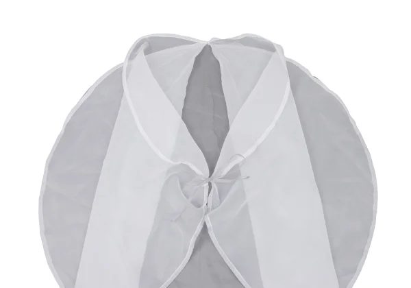 ISSEY MIYAKE 132 5. Poly Chiffon Circular Drape Cardigan K-174436_003