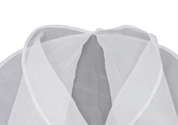 ISSEY MIYAKE 132 5. Poly Chiffon Circular Drape Cardigan K-174436_004