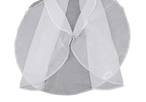 ISSEY MIYAKE 132 5. Poly Chiffon Circular Drape Cardigan K-174436_006