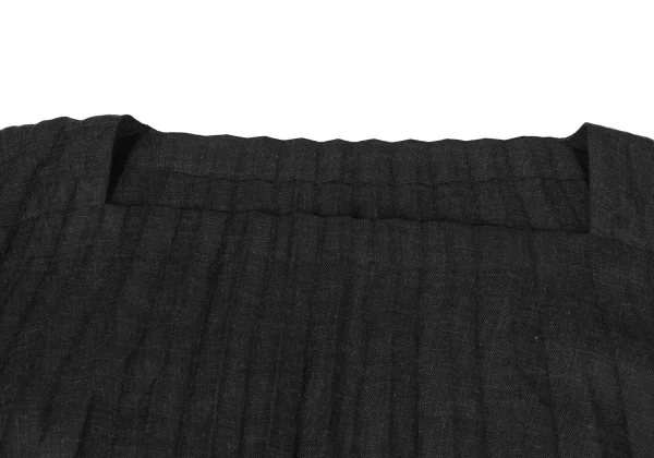 ISSEY MIYAKE me Poly Wool Square Neck Pleated Dress K-174440_004