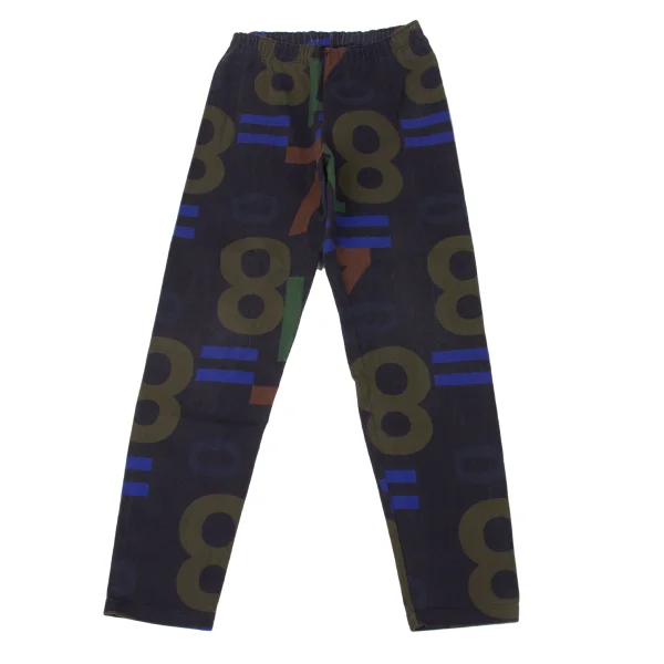 ISSEY MIYAKE me Cotton Number Print Easy Pants Multi-Color Free K-174441_001