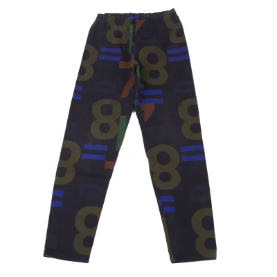 ISSEY MIYAKE me Cotton Number Print Easy Pants