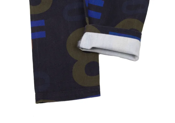 ISSEY MIYAKE me Cotton Number Print Easy Pants K-174441_005