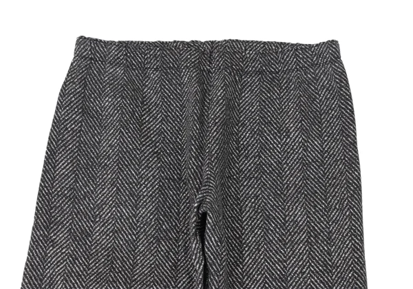 ISSEY MIYAKE me Cotton Herringbone Print Easy Pants K-174442_002