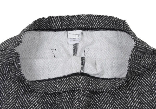 ISSEY MIYAKE me Cotton Herringbone Print Easy Pants K-174442_003
