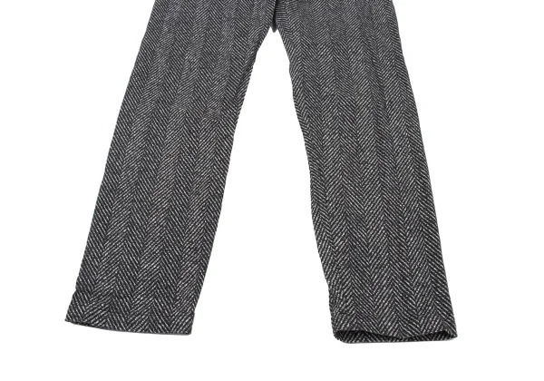 ISSEY MIYAKE me Cotton Herringbone Print Easy Pants K-174442_004