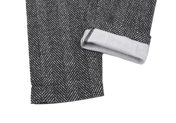 ISSEY MIYAKE me Cotton Herringbone Print Easy Pants K-174442_005