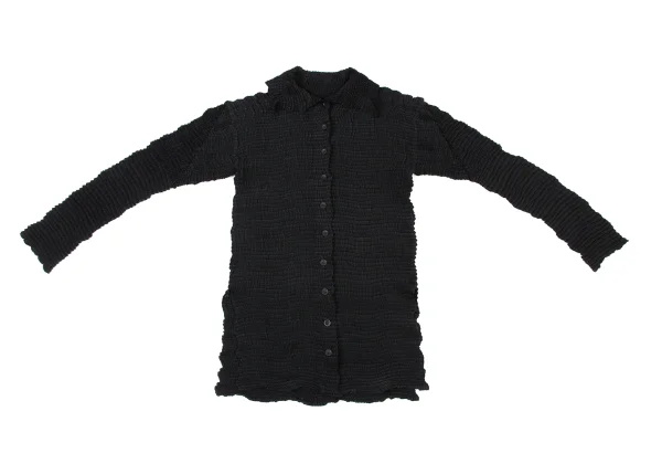 ISSEY MIYAKE Stretch Pleats Long Shirt K-174449_002