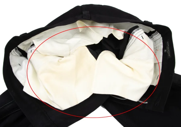 COMME des GARCONS HOMME PLUS Cotton Side Cowhide Switching Pants K-174456_007