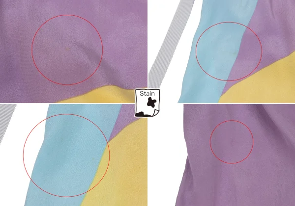 Yohji Yamamoto FEMME Multicolor Silk Halter Neck Top K-174457_004