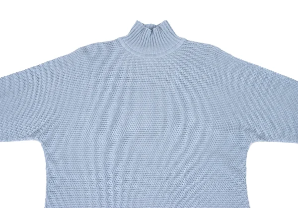 HOMME PLISSE ISSEY MIYAKE Poly Cotton Rustic High Neck Knit K-174459_002