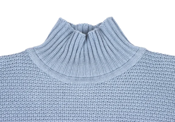 HOMME PLISSE ISSEY MIYAKE Poly Cotton Rustic High Neck Knit K-174459_003