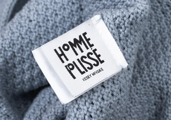 HOMME PLISSE ISSEY MIYAKE Poly Cotton Rustic High Neck Knit K-174459_016