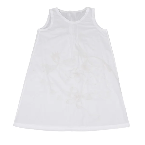 ISSEY MIYAKE HaaT Floral Embroidery Sleeveless Dress K-174460_002