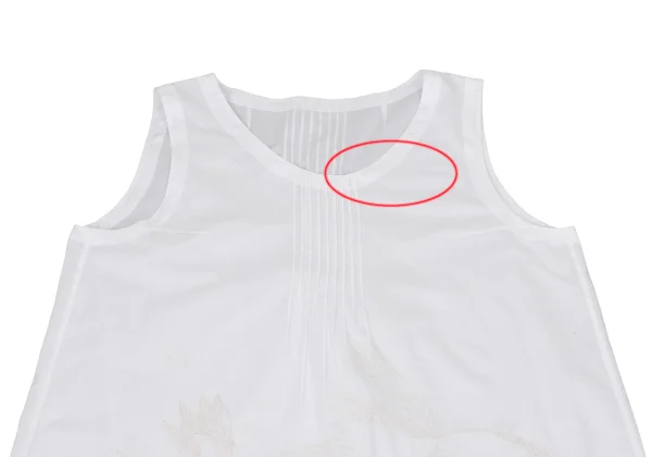 ISSEY MIYAKE HaaT Floral Embroidery Sleeveless Dress K-174460_003