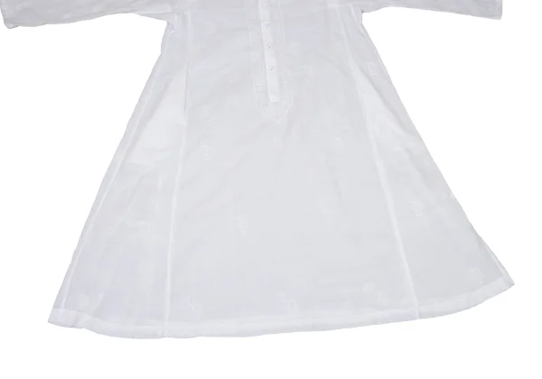 ASHA BY MDS Embroidered Pullover Band Collar Shirt Dress K-174461_010