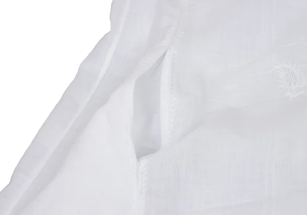 ASHA BY MDS Embroidered Pullover Band Collar Shirt Dress K-174461_011
