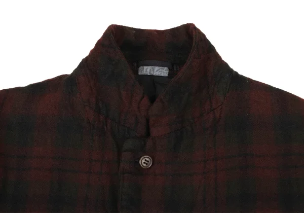 COMME des GARCONS HOMME PLUS EVER GREEN Dyed Switching Check Jacket K-174464_005