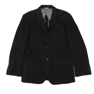 COMME des GARCONS HOMME PLUS Dyed Rayon Blend Stitch Jacket