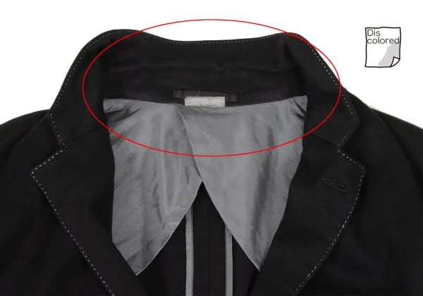 COMME des GARCONS HOMME PLUS Dyed Rayon Blend Stitch Jacket K-174466_004