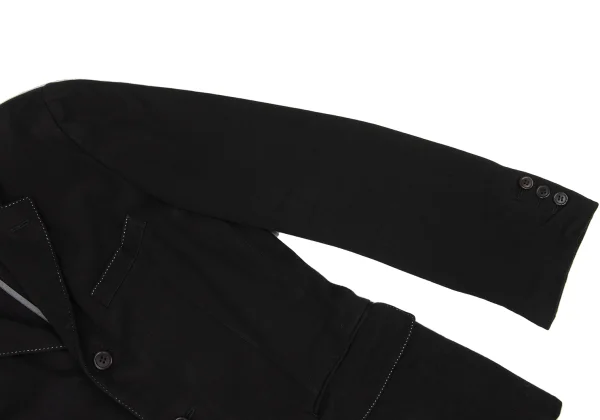 COMME des GARCONS HOMME PLUS Dyed Rayon Blend Stitch Jacket K-174466_010