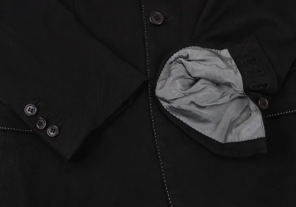 COMME des GARCONS HOMME PLUS Dyed Rayon Blend Stitch Jacket K-174466_011