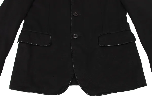 COMME des GARCONS HOMME PLUS Dyed Rayon Blend Stitch Jacket K-174466_012