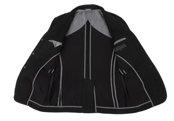 COMME des GARCONS HOMME PLUS Dyed Rayon Blend Stitch Jacket K-174466_014