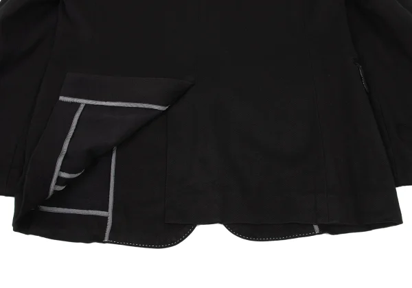 COMME des GARCONS HOMME PLUS Dyed Rayon Blend Stitch Jacket K-174466_016