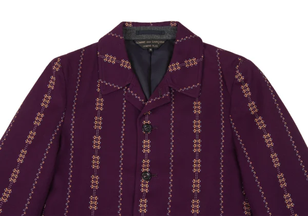 COMME des GARCONS HOMME PLUS Embroidered Docking Lock Jacket K-174468_002