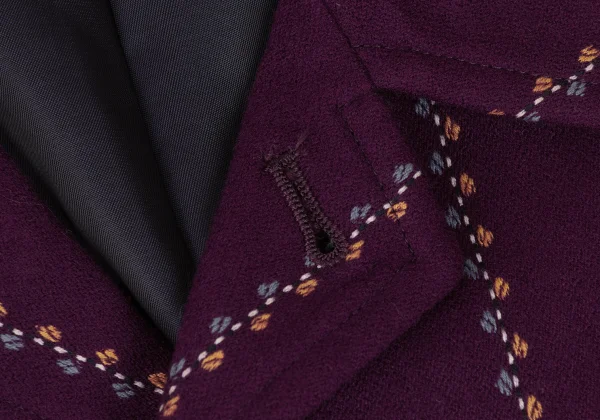 COMME des GARCONS HOMME PLUS Embroidered Docking Lock Jacket K-174468_005