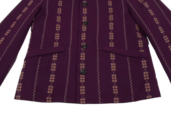 COMME des GARCONS HOMME PLUS Embroidered Docking Lock Jacket K-174468_012