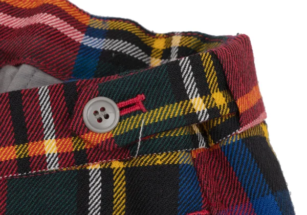 COMME des GARCONS HOMME PLUS Check Switching Docking Rock Pants K-174470_003