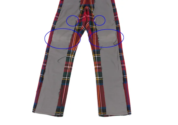 COMME des GARCONS HOMME PLUS Check Switching Docking Rock Pants K-174470_005
