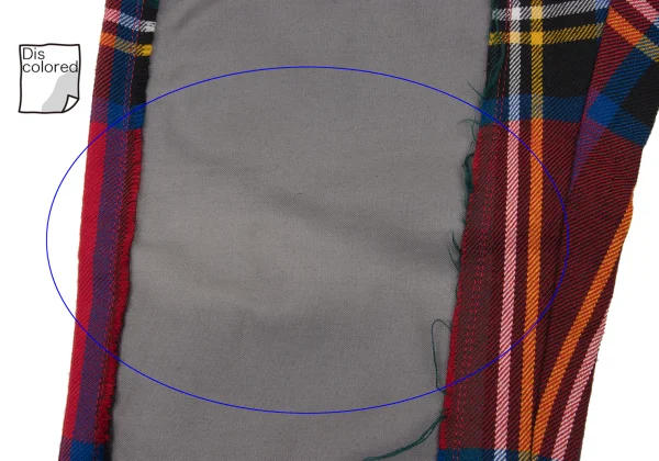COMME des GARCONS HOMME PLUS Check Switching Docking Rock Pants K-174470_009