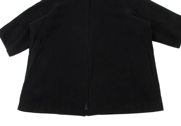 Y's Wool Rib Neck Raglan Zip Coat K-174484_008