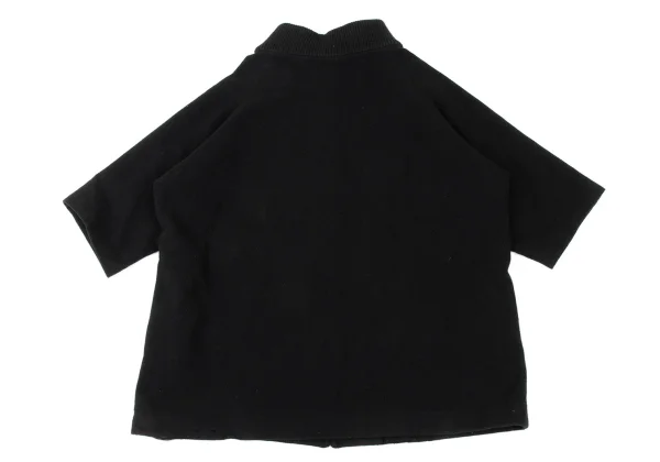 Y's Wool Rib Neck Raglan Zip Coat K-174484_013