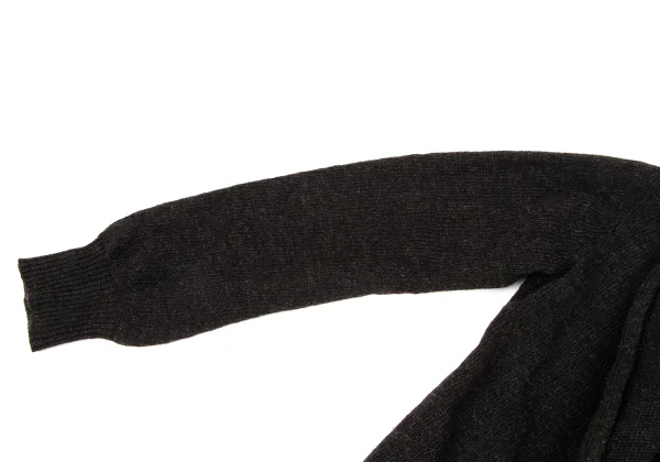Y's Front Stripe Layered Wool Knit Cardigan K-174489_006